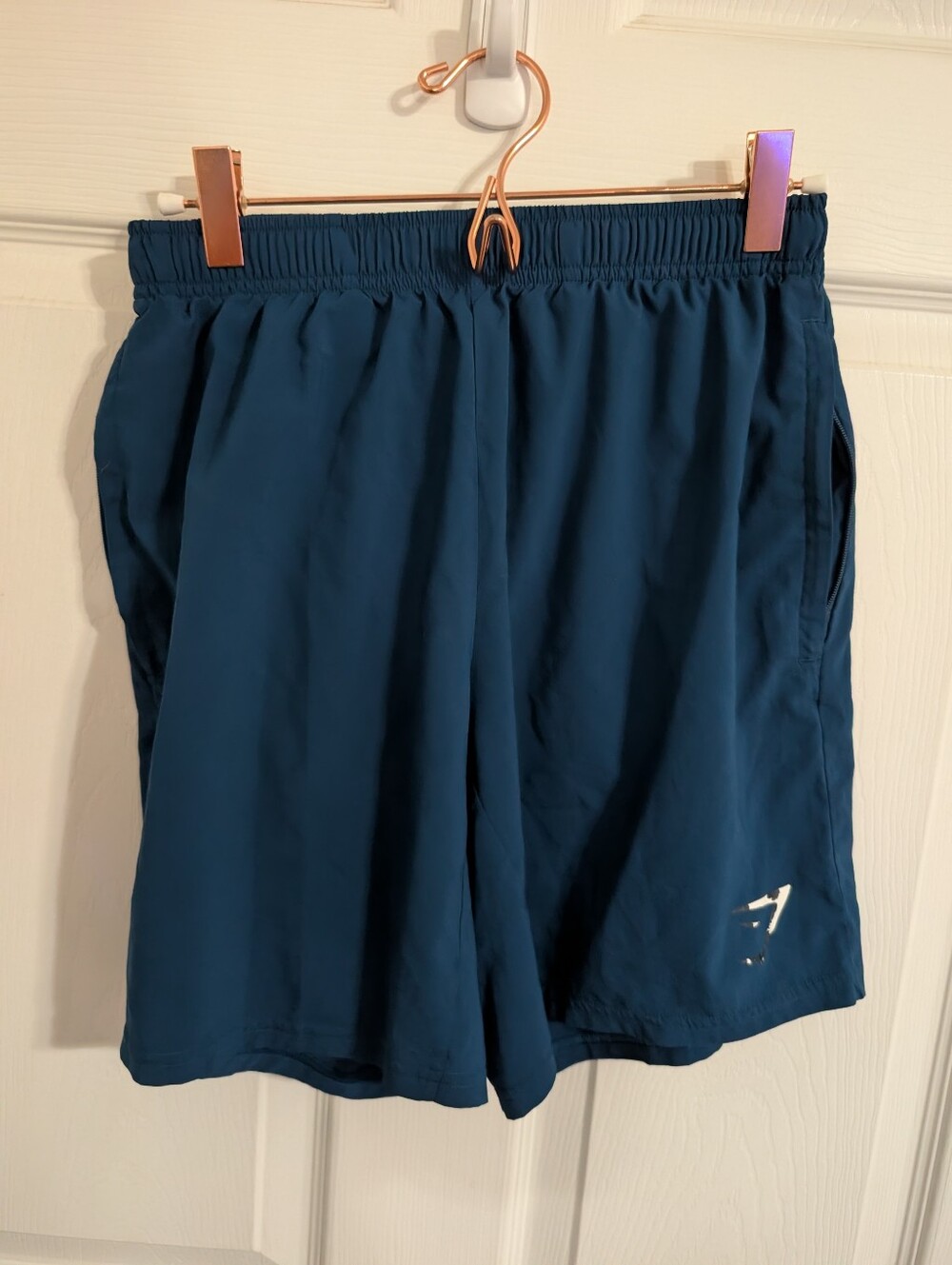 Gymshark Mens Shorts Blue Active Performance Athletic Size Small